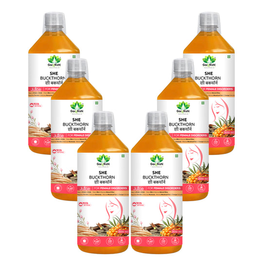 She Buckthorn Juice – Natural Support for PCOD, PCOS & Regular Period Cycle