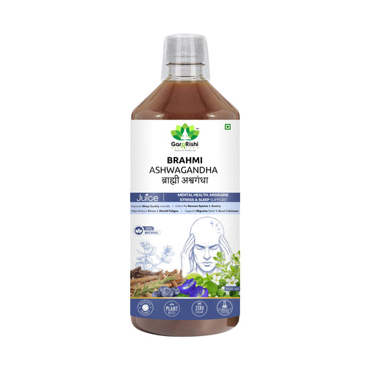 Brahmi Ashwagandha Juice – Ayurvedic Support for Mental Wellness
