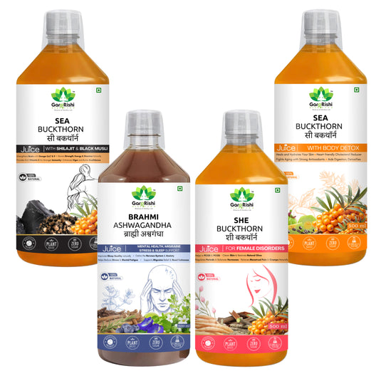 Complete Wellness Combo | Immunity, Hormonal, Brain & Energy Support