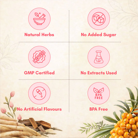 Sea Buckthorn with Body Detox & SHE Buckthorn for Female Combo (500ml + 500ml)