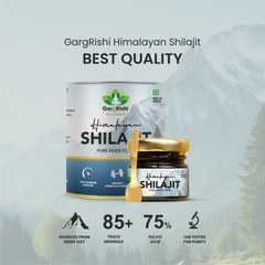 GargRishi Himalayan Shilajit Resin | Stamina, Vigour, Vitality & Energy Booster